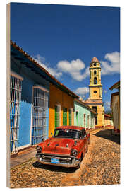 Obraz na drewnie Old Chevy in Trinidad - Bill Bachmann