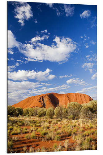 Alubild Ayers Rock im Outback