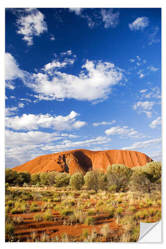 Vinilo para la pared Ayers Rock en el interior