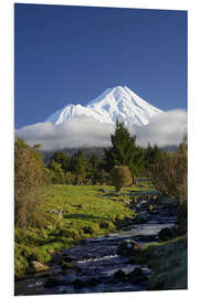 Cuadro de PVC Naturaleza en el Monte Taranaki