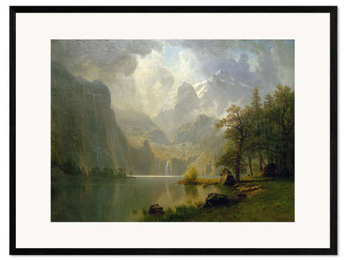 Ingelijste kunstdruk In the Mountains