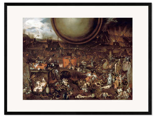 Framed art print Hell, 1500