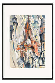 Gerahmter Kunstdruck Eiffelturm, 1911