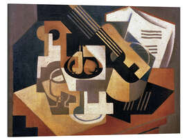 Magnettafel Gitarre und Obstschale