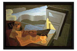 Gerahmter Kunstdruck Blick auf die Bucht