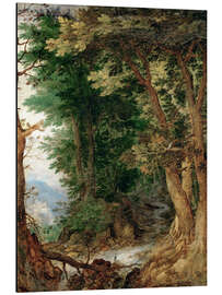 Magnettafel Waldlandschaft