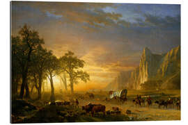 Gallery print Wagon Train on the Prairie