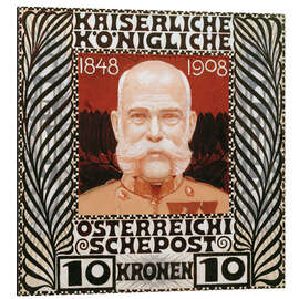 Aluminiumsbilde The Austrian emperor Franz Joseph