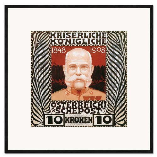 Innrammet kunsttrykk The Austrian emperor Franz Joseph