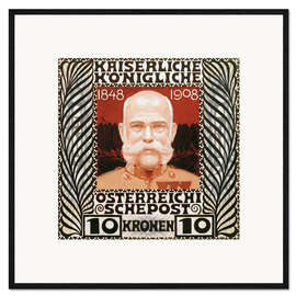 Framed art print The Austrian emperor Franz Joseph
