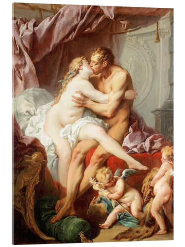 Acrylic print Hercules and Omphale