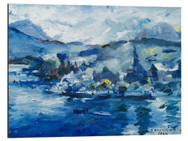 Magnettafel Luzerner See am Nachmittag