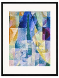 Gerahmter Kunstdruck Fenster zur Stadt