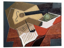 Gallery print Guitar and fruit bowl