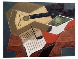 Magnettafel Gitarre und Obstschale