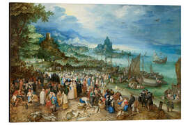 Tableau en aluminium Seaport with Christ's Sermon