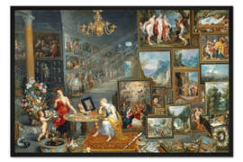 Gerahmter Kunstdruck Der Gesichts und der Geruchssinn