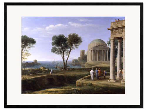 Framed art print Aeneas in Delos