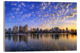 Obraz na drewnie Sunrise over Vancouver