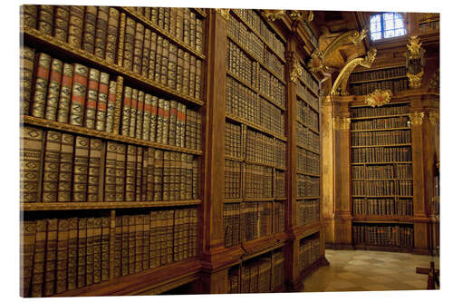 Acrylic print Old library of Melk Abbey