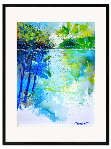 Ingelijste kunstdruk pondscape