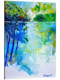 Magnettafel Teichlandschaft