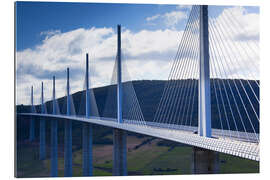 Gallery print Millau Viaduct and bridge