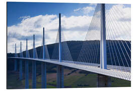 Magnettafel Millau Viadukt und Brücke
