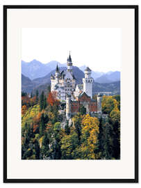 Gerahmter Kunstdruck Schloss Neuschwanstein
