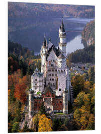 Foam board print Neuschwanstein and Alpsee in Bavaria, Germany