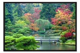 Gerahmter Kunstdruck Japanischer Garten in Seattle