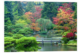 Foam board print Japanese Garden in Seattle