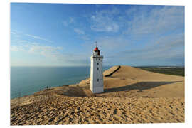 Foam board print Lighthouse Rubjerg Knude in Denmark