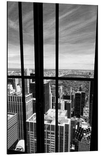 Alubild Fensterblick auf den Central Park