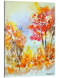 Aluminium print Autumn boundary ridge