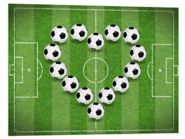 PVC-taulu Love for Soccer