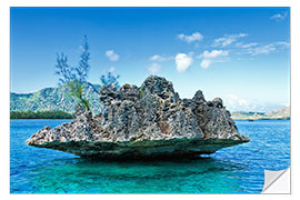 Vinilo para la pared Coral Rock, Mauritius