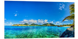 Foam board print Mauritius Panorama