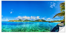 Wandsticker Mauritius Panorama