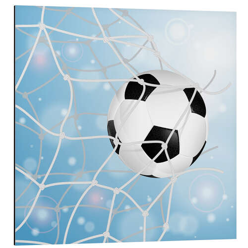 Stampa su alluminio Soccer Ball in Net