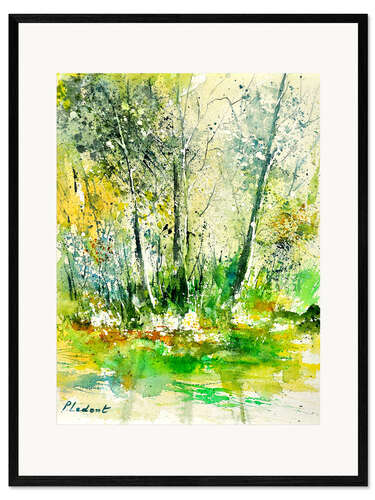 Impressão artística com moldura Summer forest