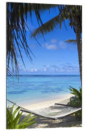 Gallery print Hammock on the sunny beach