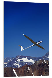 Gallery print Glider pilots over the mountains