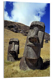 Gallery print Moai on Easter Island