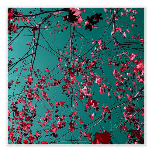 Poster Herbstbaum Abstrakt I