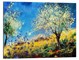 Magnettafel Frühling in Belgien