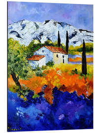 Aluminium print Mountainous landscape in Provence