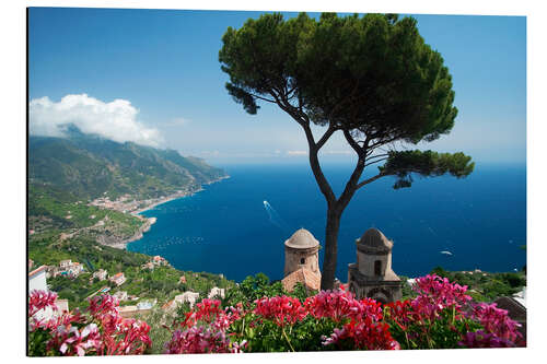 Aluminiumsbilde Ravello amalfi coast Italy