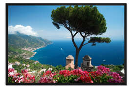 Gerahmter Kunstdruck Ravello Amalfiküste Italien