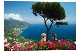 Tableau en PVC Ravello, côte amalfitaine, Italie